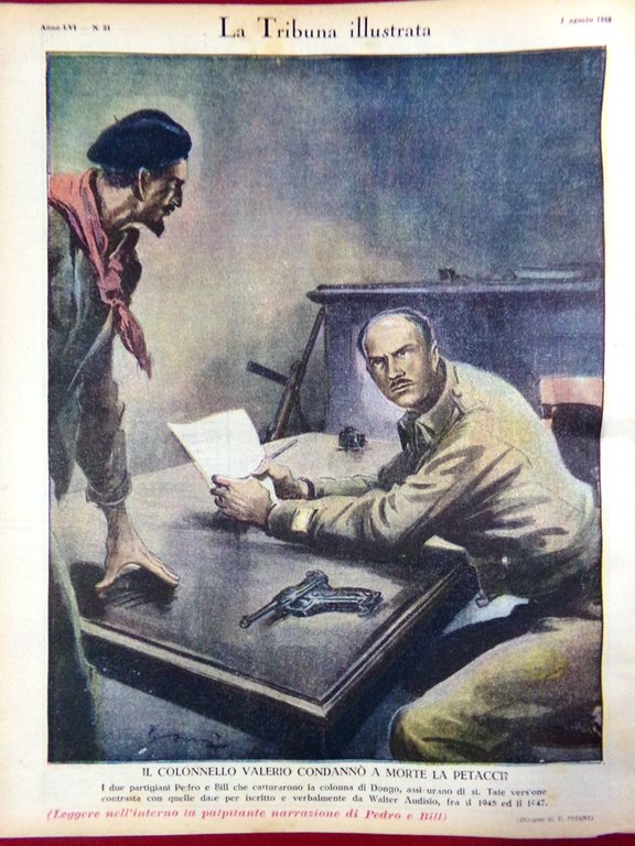 La Tribuna Illustrata 1 Agosto 1948 Manciuria Valerio Bartali Baker … | Immagine Gallery 3