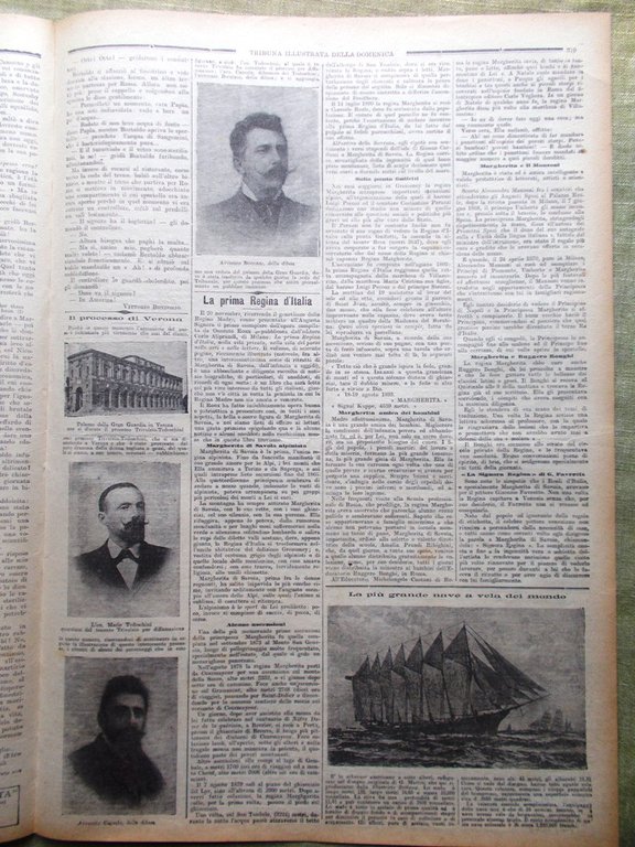 La Tribuna Illustrata 1 Dicembre 1901 Vitrioli Senatori Boeri Processo …
