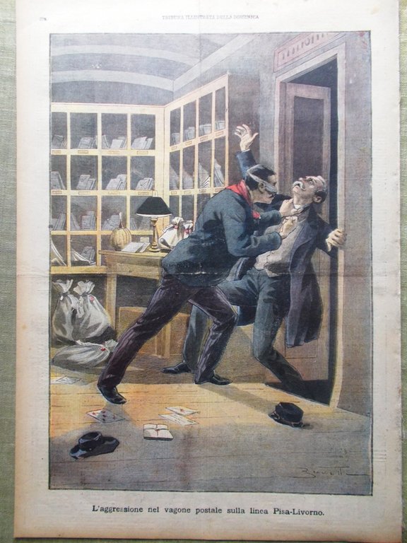 La Tribuna Illustrata 1 Dicembre 1901 Vitrioli Senatori Boeri Processo …