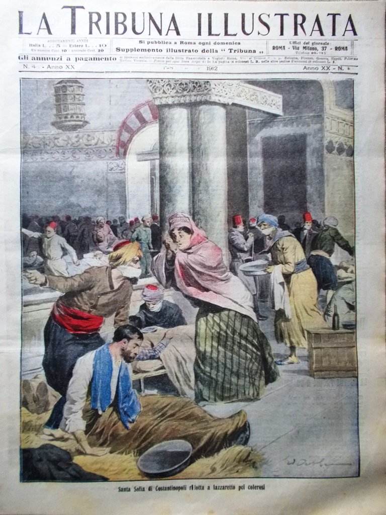 La Tribuna Illustrata 1 Dicembre 1912 Pergola Firenze Nobel Fabre …