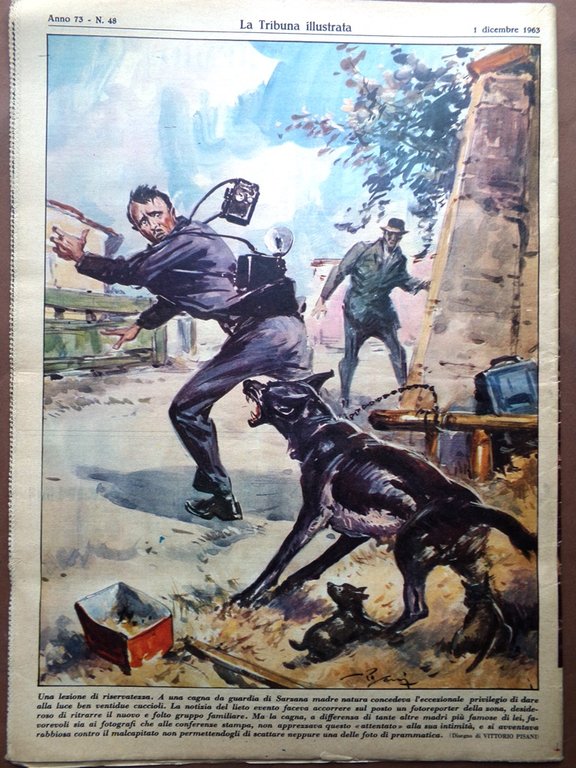 La Tribuna Illustrata 1 Dicembre 1963 Jerry Lewis Milan Rio …