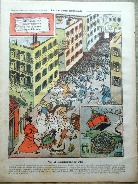 La Tribuna Illustrata 1 Febbraio 1920 Carnevale Russo Sciopero Poste …