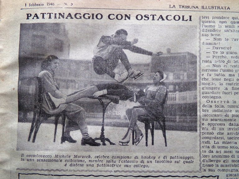 La Tribuna Illustrata 1 Febbraio 1948 Navajo Dietrich Aviazione Polare … | Immagine Gallery 2