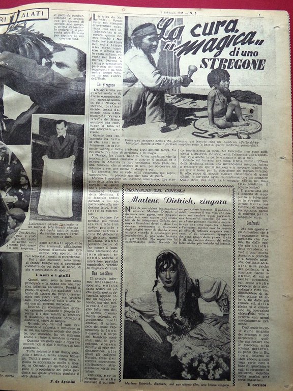 La Tribuna Illustrata 1 Febbraio 1948 Navajo Dietrich Aviazione Polare … | Immagine Gallery 4