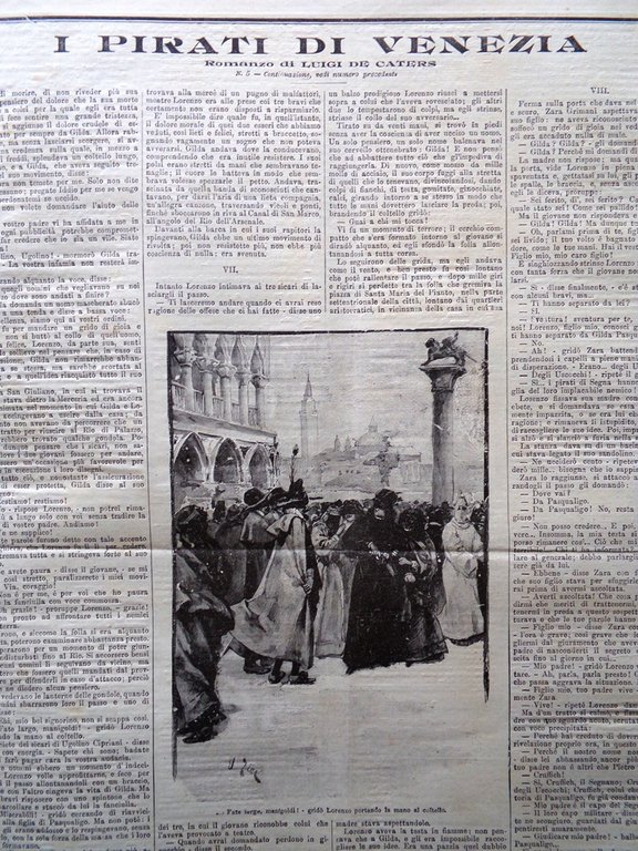 La Tribuna Illustrata 1 Gennaio 1899 Bandiera Regia Nave Umbria …