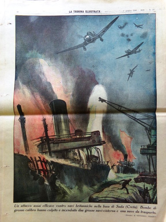 La Tribuna Illustrata 1 Giugno 1941 WW2 Croazia Barbaia Tennis …