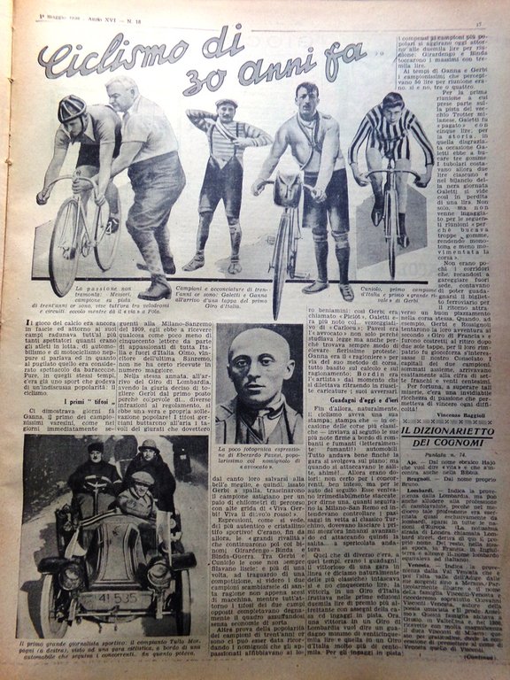 La Tribuna Illustrata 1 Maggio 1938 Pietro Strengacci Cremona Catalogna …
