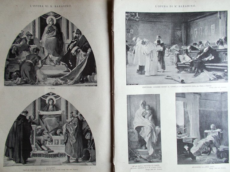 La Tribuna Illustrata 1 Novembre 1891 Nicolò Barabino Cesare Borgia …