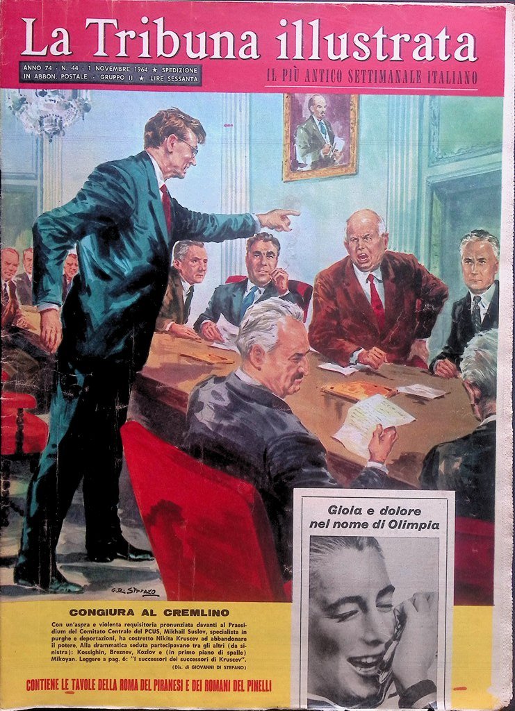 La Tribuna Illustrata 1 Novembre 1964 Suslov operazione Luna Vietnam …