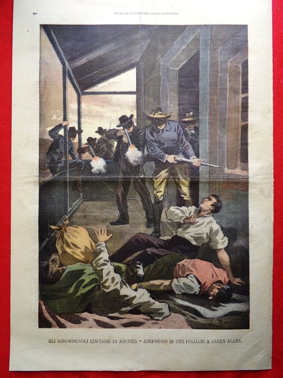 La Tribuna Illustrata 1 Settembre 1901 Coppino Selvatico Contrabbandieri Sovrani