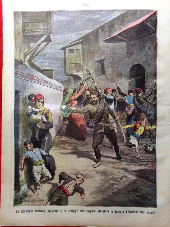 La Tribuna Illustrata 1 Settembre 1912 Rivolta Albanese Fiera Lipsia …