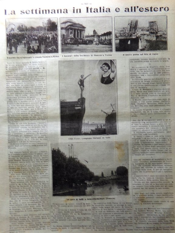 La Tribuna Illustrata 1 Settembre 1912 Rivolta Albanese Fiera Lipsia …