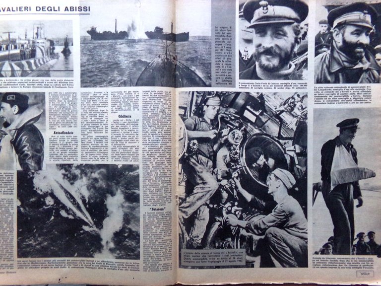 La Tribuna Illustrata 1 Settembre 1963 Sommergibili Italiani Garland Boscimani