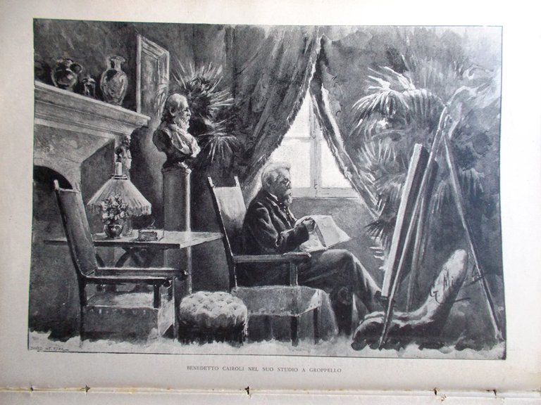 La Tribuna Illustrata 10 Agosto 1890 Benedetto Cairoli Casa Groppello …