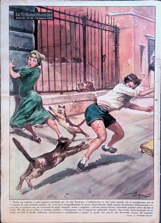 La Tribuna Illustrata 10 Agosto 1958 Biennale Venezia Meadows Lemon …