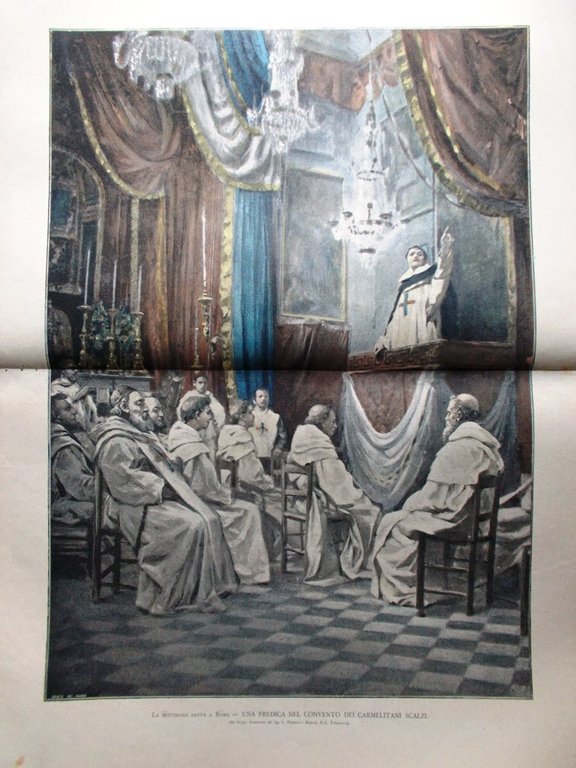 La Tribuna Illustrata 10 Aprile 1892 Collodi Conti Mantegazza Palazzo …