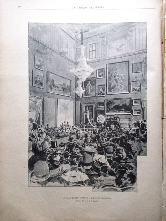 La Tribuna Illustrata 10 Aprile 1892 Collodi Conti Mantegazza Palazzo …