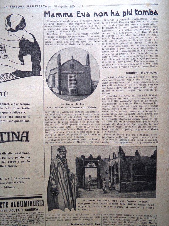 La Tribuna Illustrata 10 Aprile 1927 Fleming Canella Vanara Principesse …