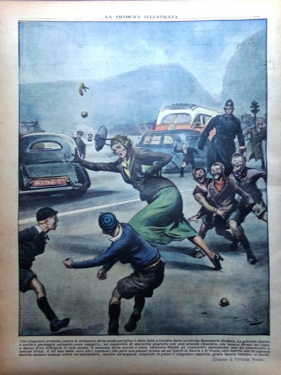 La Tribuna Illustrata 10 Aprile 1938 Statuto San Gennaro Tennis …