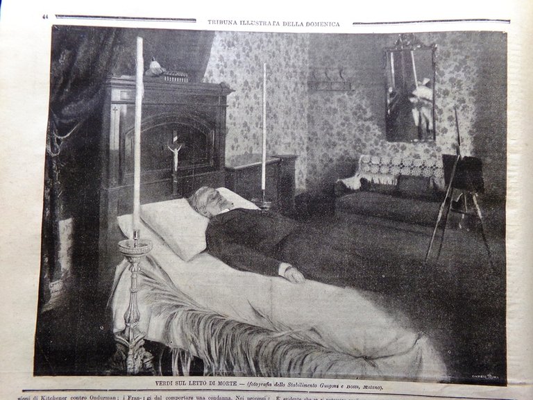La Tribuna Illustrata 10 Febbraio 1901 La Stella Polare Funerali …