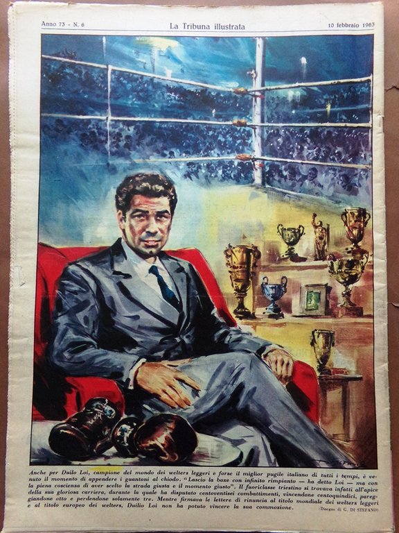 La Tribuna Illustrata 10 Febbraio 1963 Greta Garbo Leigh Marx …