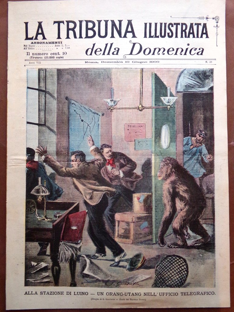 La Tribuna Illustrata 10 Giugno 1900 Esposizione di Parigi Stazione …