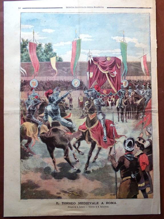 La Tribuna Illustrata 10 Giugno 1900 Esposizione di Parigi Stazione …