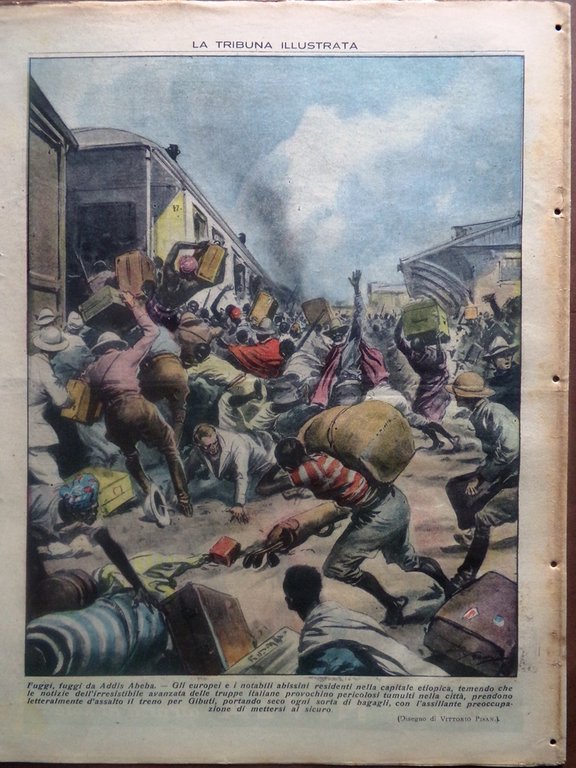 La Tribuna Illustrata 10 Maggio 1936 Nascita Aprilia Comunicazioni Africa …