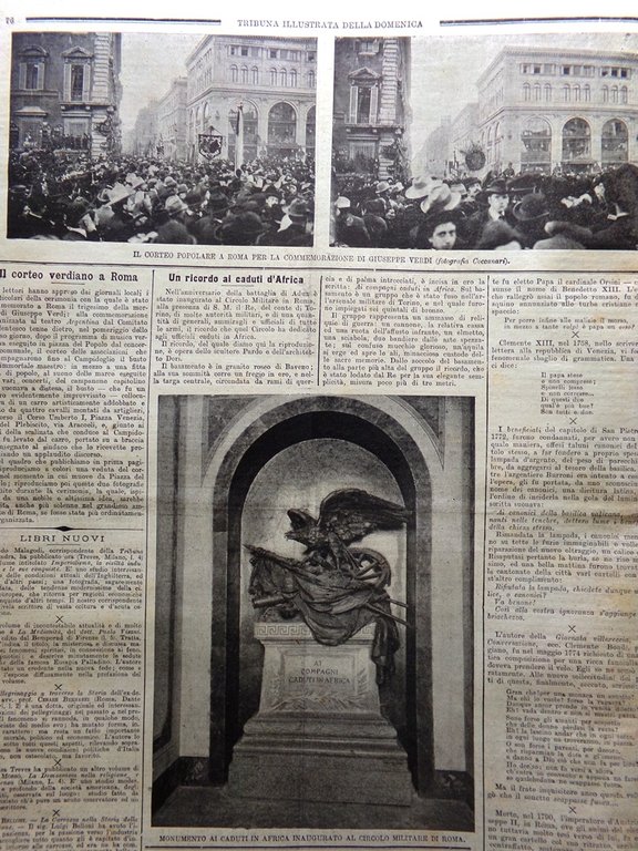 La Tribuna Illustrata 10 Marzo 1901 Incendio Teatro Castagnola a …