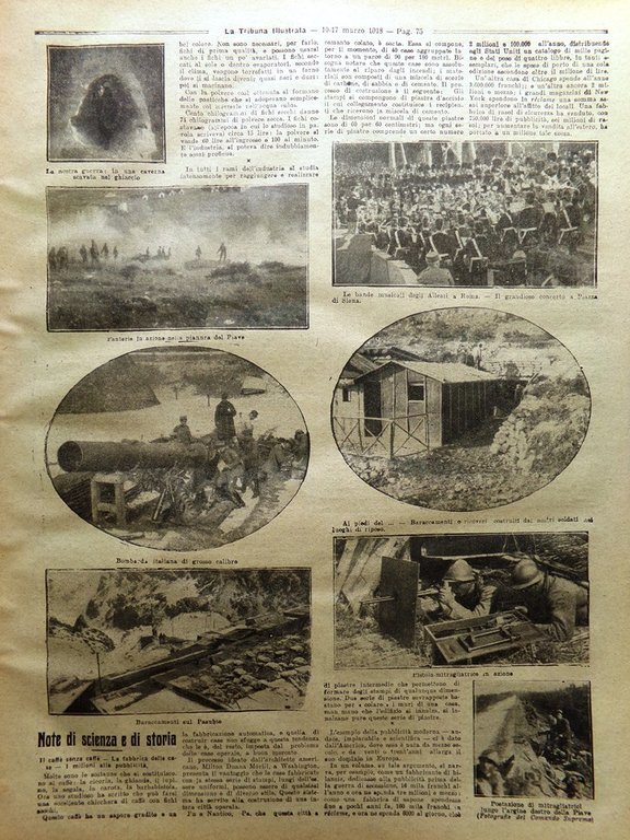 La Tribuna Illustrata 10 Marzo 1918 WW1 Alleati Roma Croce … | Immagine Gallery 2