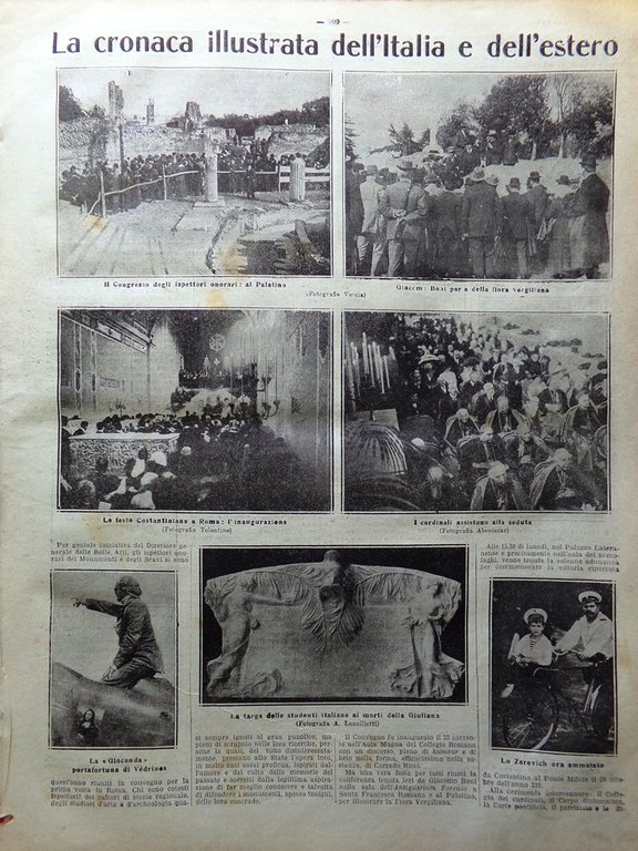 La Tribuna Illustrata 10 Novembre 1912 Hangar Rhodes Savona Adriatico …