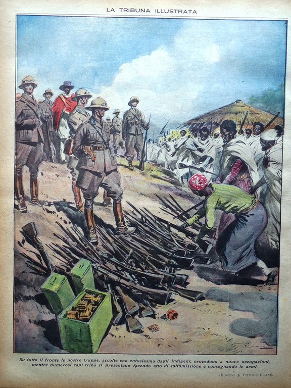 La Tribuna Illustrata 10 Novembre 1935 Somalia Colonie Europee Gerarchie …