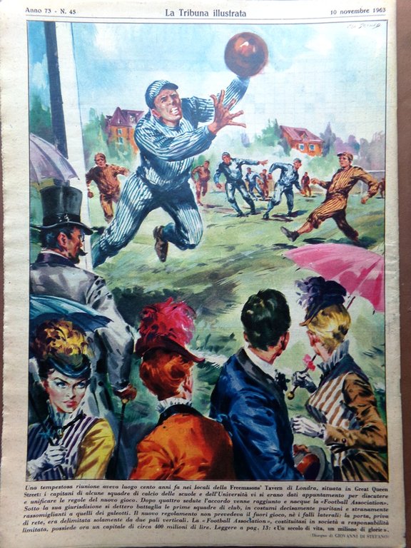 La Tribuna Illustrata 10 Novembre 1963 Schuster Joan Crawford Canales …
