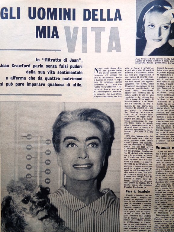 La Tribuna Illustrata 10 Novembre 1963 Schuster Joan Crawford Canales …