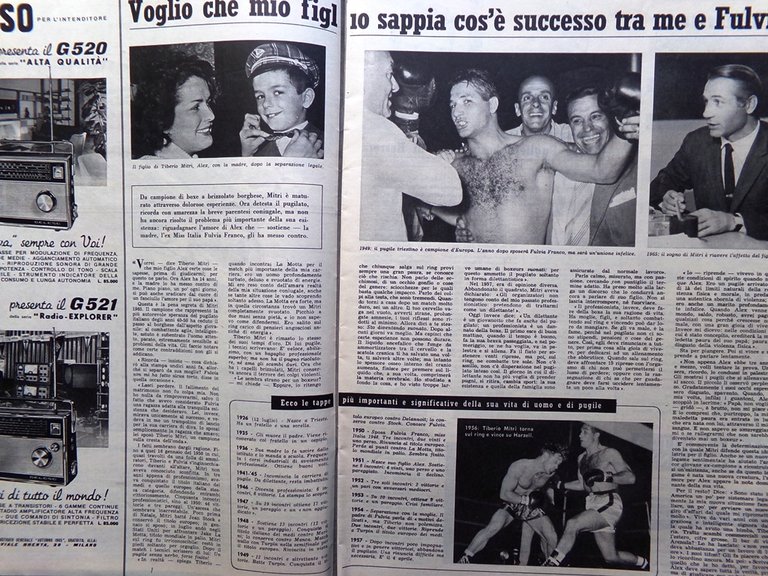 La Tribuna Illustrata 10 Ottobre 1965 Parione Mitri Buzzati Papa …