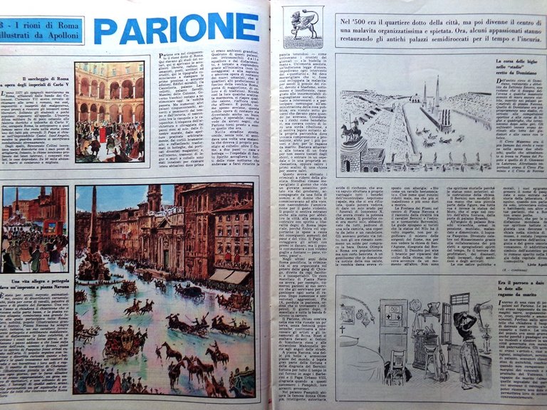 La Tribuna Illustrata 10 Ottobre 1965 Parione Mitri Buzzati Papa …