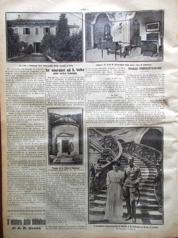 La Tribuna Illustrata 10 Settembre 1911 Padiglione Umbria Fratres Refrigerante