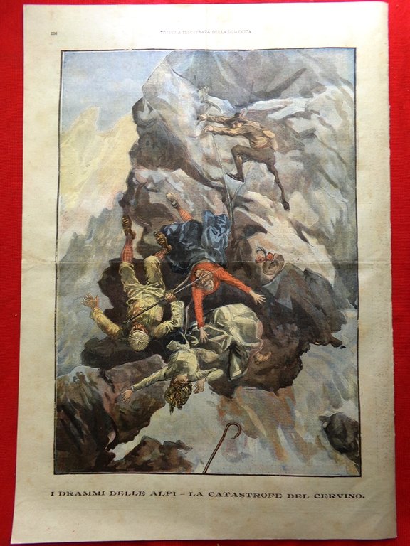 La Tribuna Illustrata 11 Agosto 1901 Malattia Francesco Crispi Cervino …
