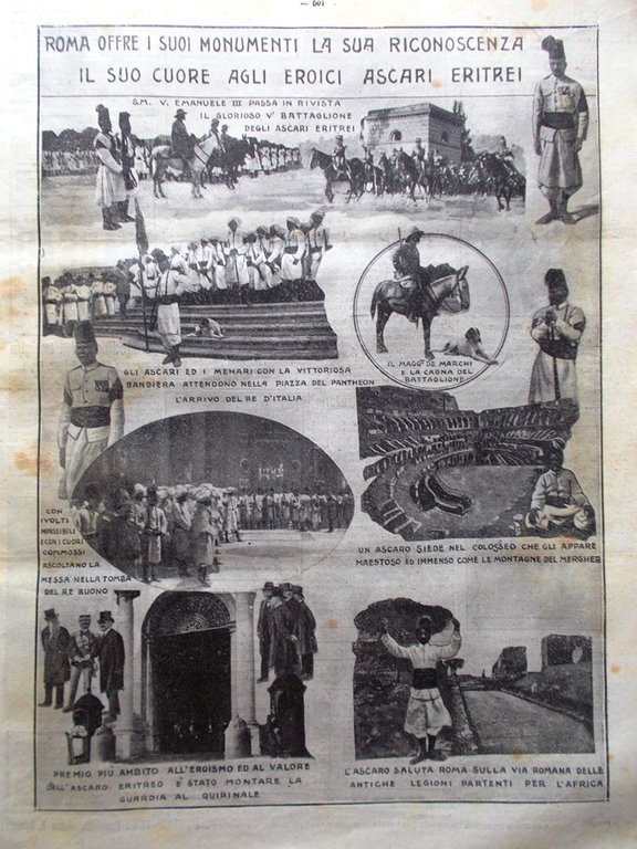 La Tribuna Illustrata 11 Agosto 1912 Ascari Morte Mikado Regnault …