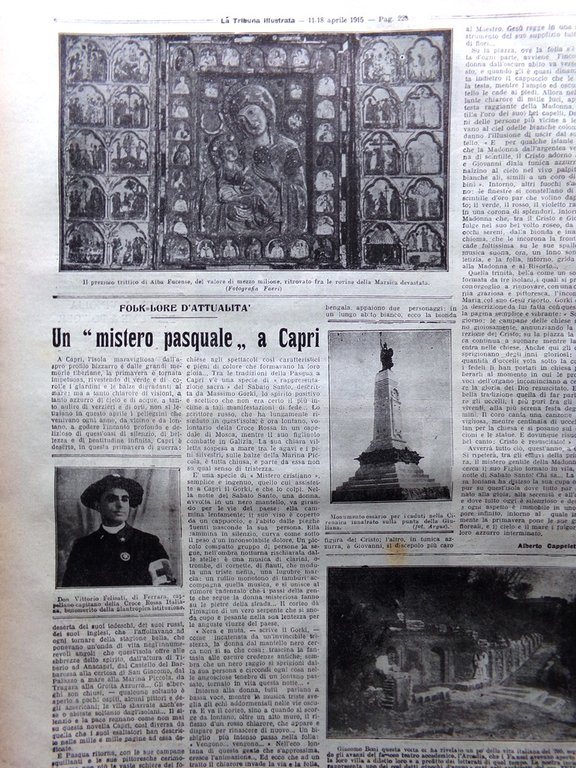 La Tribuna Illustrata 11 Aprile 1915 WW1 Eduardo Boutet Galizia … | Immagine Gallery 2