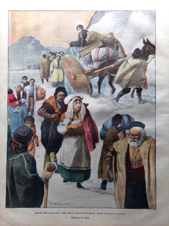 La Tribuna Illustrata 11 Aprile 1915 WW1 Eduardo Boutet Galizia … | Immagine Gallery 3