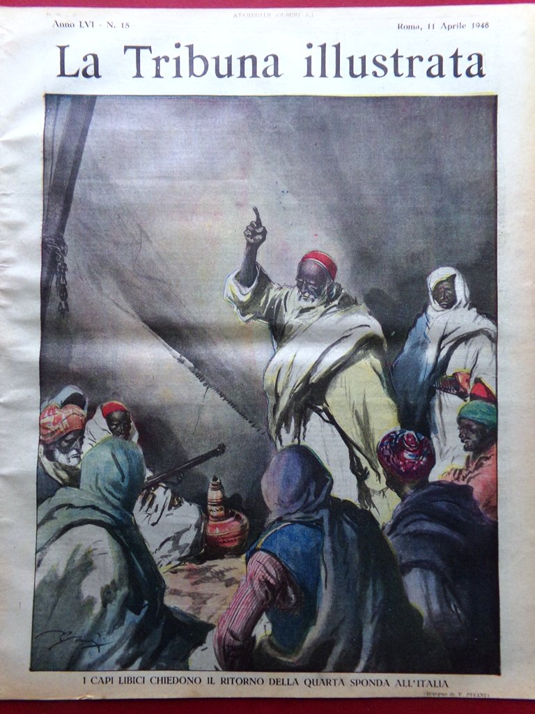 La Tribuna Illustrata 11 Aprile 1948 Duce Coppi Marshall Keynes … | Immagine principale