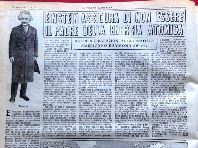 La Tribuna Illustrata 11 Aprile 1948 Duce Coppi Marshall Keynes … | Immagine Gallery 2