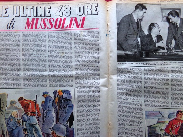 La Tribuna Illustrata 11 Aprile 1948 Duce Coppi Marshall Keynes … | Immagine Gallery 4