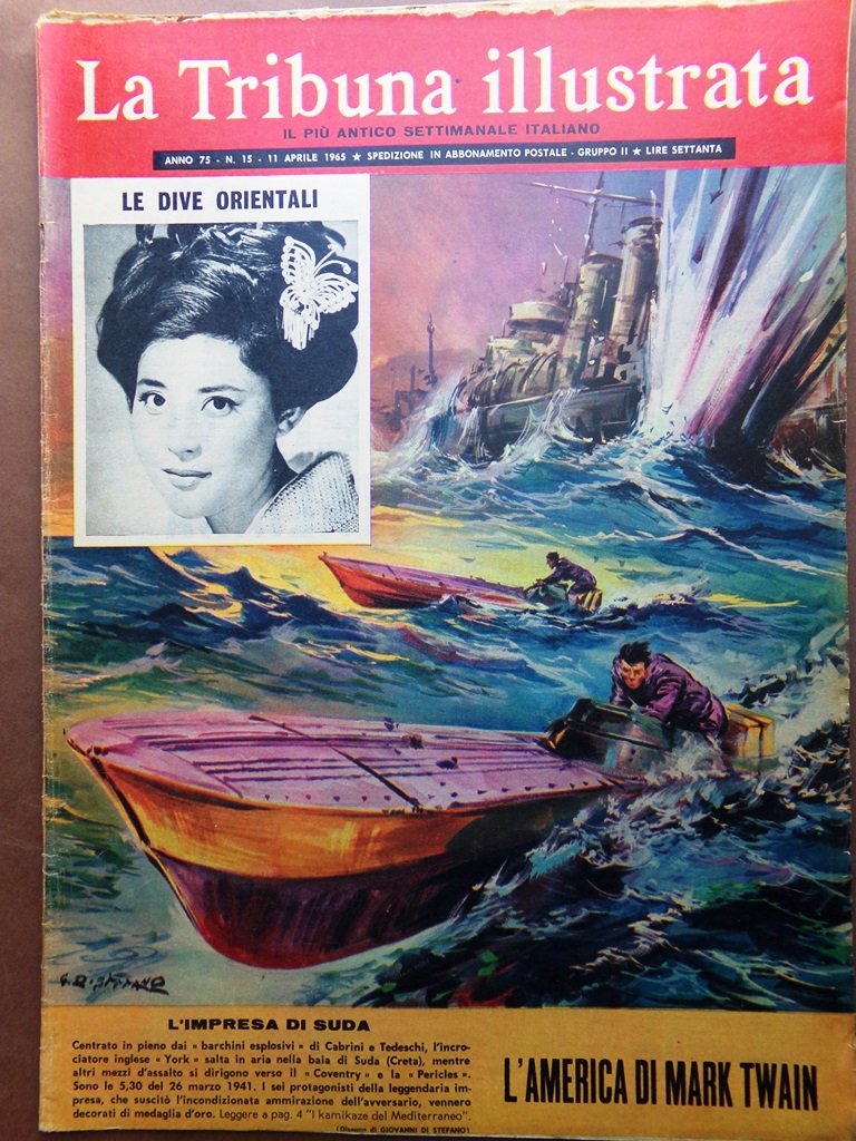 La Tribuna Illustrata 11 Aprile 1965 Mark Twain Picasso Sedia …
