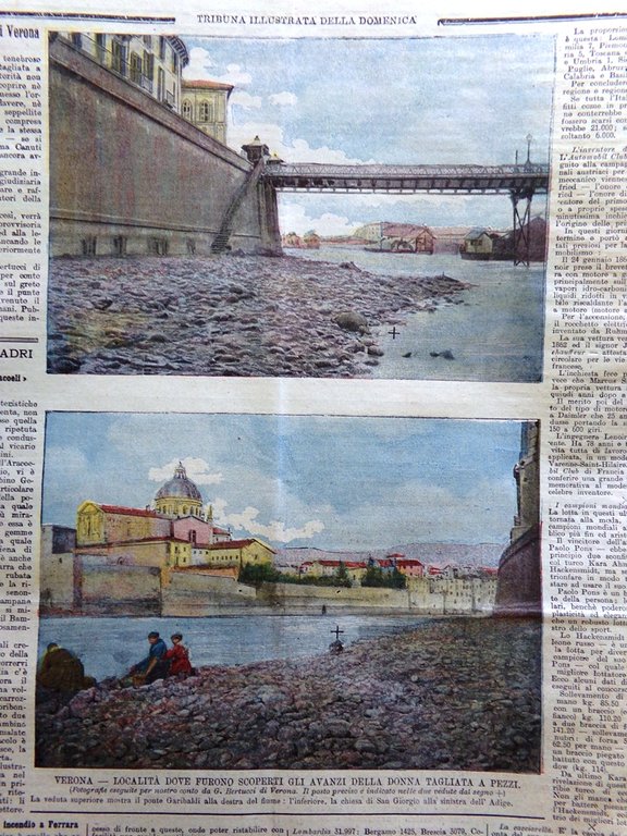 La Tribuna Illustrata 11 Febbraio 1900 Jacobini Bambino Aracoeli Miseno …