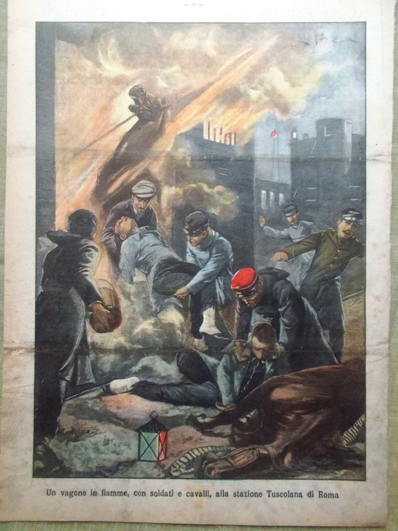 La Tribuna Illustrata 11 Febbraio 1906 Ferrovieri Algesiras Eclisse Cristiano …