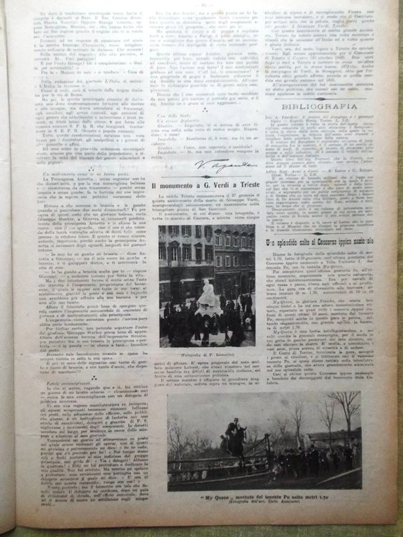 La Tribuna Illustrata 11 Febbraio 1906 Ferrovieri Algesiras Eclisse Cristiano …