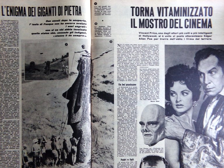 La Tribuna Illustrata 11 Febbraio 1962 Luciano Marciano Isola Pasqua …