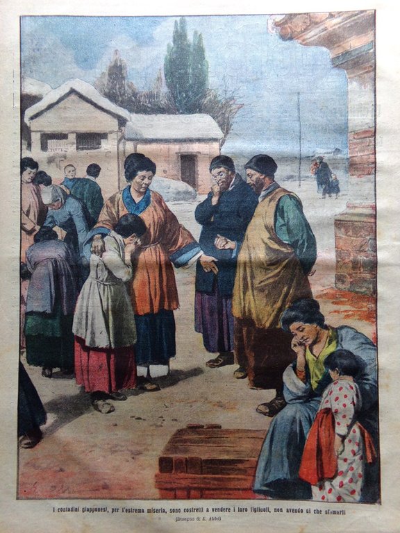 La Tribuna Illustrata 11 Gennaio 1914 Ebrei Russi Bambole Claretie …